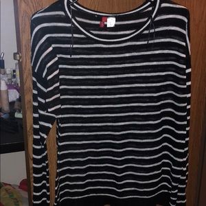 Light striped sweater